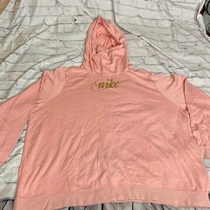 Nike Womens Pink Hoodie size 2x
